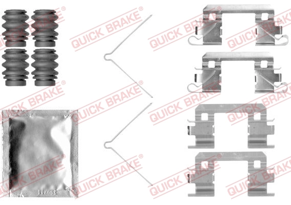 Accessory Kit, disc brake pad